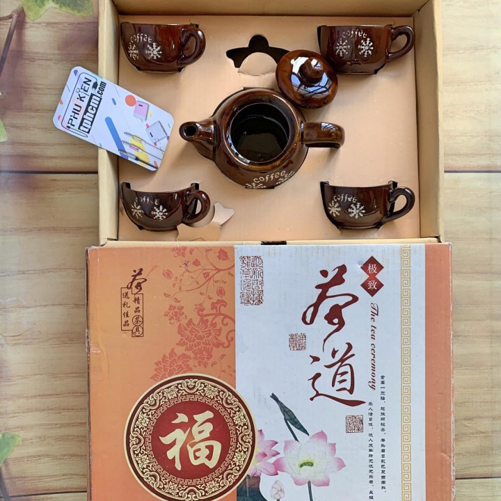 Bộ ấm trà 4 ly Full box