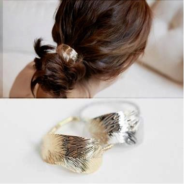 CT40 Cột tóc lông vũ