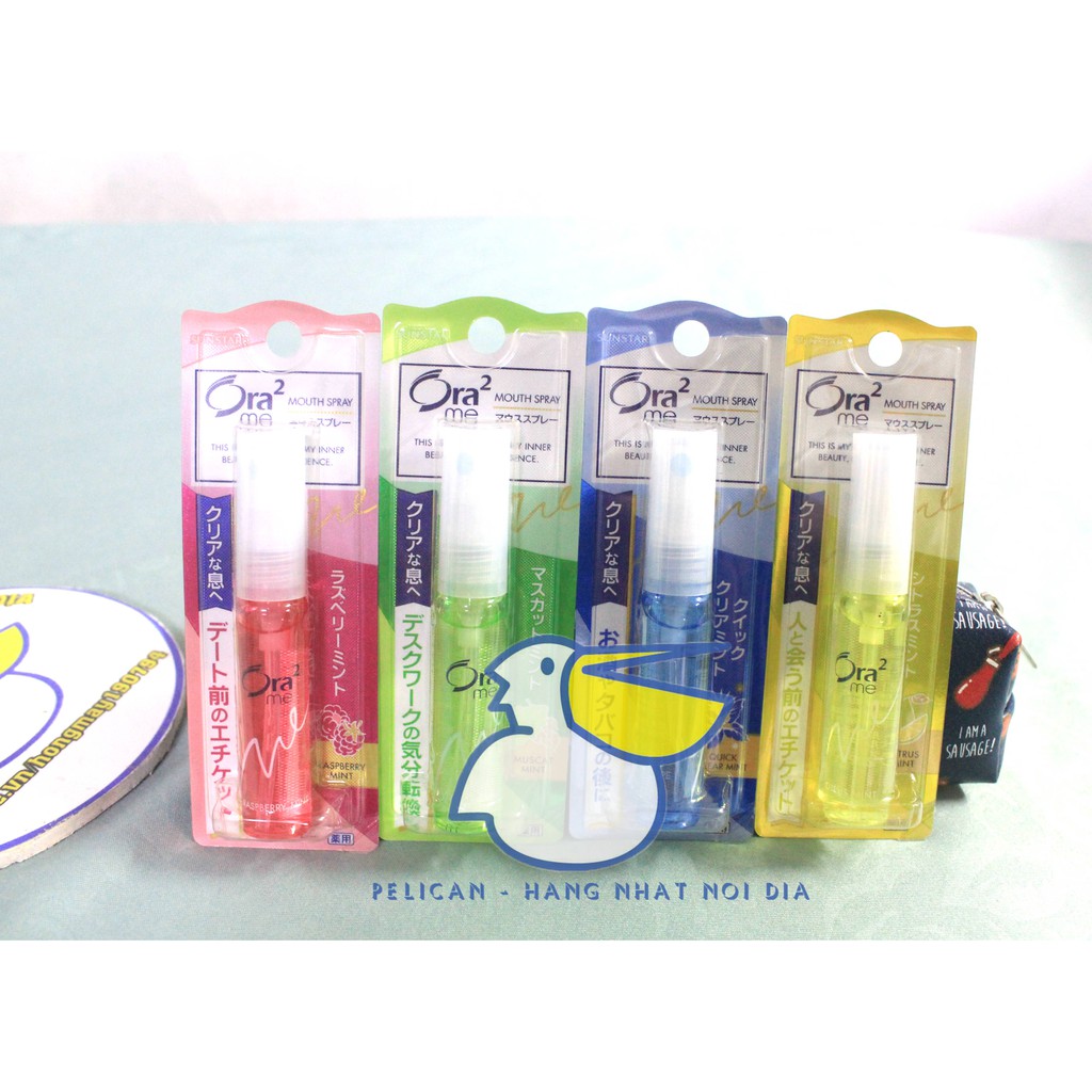 Nước xịt thơm miệng SUNSTAR Ora2 Nhật Bản 6ml
