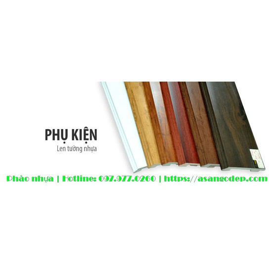 Phào chân tường, len chân tường sàn gỗ giá rẻ từ 75k 1 Cây
