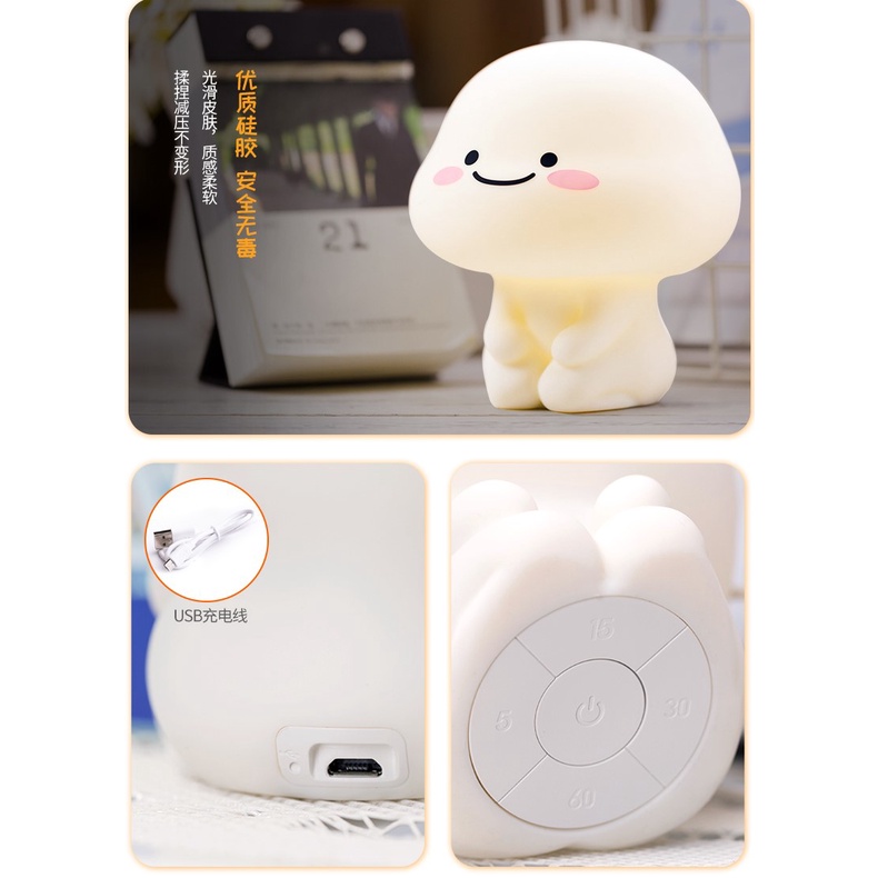 Đèn ngủ hình bé gái siêu dễ thương