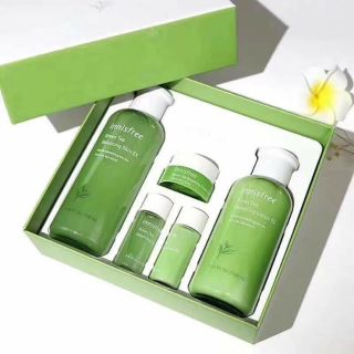 Set dưỡng da trà xanh innisfree green tea balancing skin care