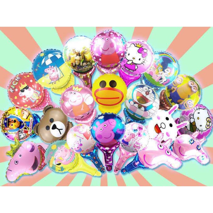 Bóng Bay tráng nhôm cầm tay cây gậy bóng bay cây đũa thần đồ chơi nhỏ cho trẻ em