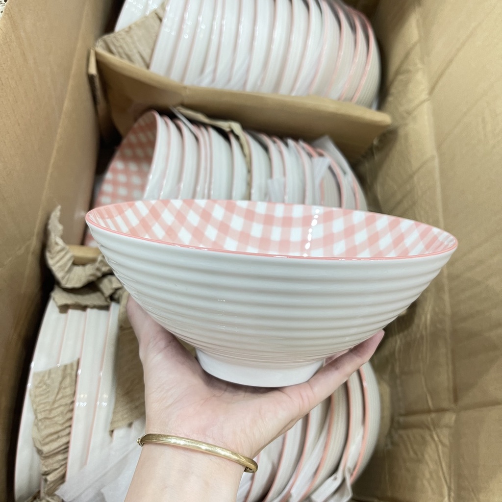 Bát Ăn Cơm, Bộ Chén Dĩa Dễ Thương Thỏ Hồng Bát Đĩa Sứ Decor Đẹp Cute Cao Cấp