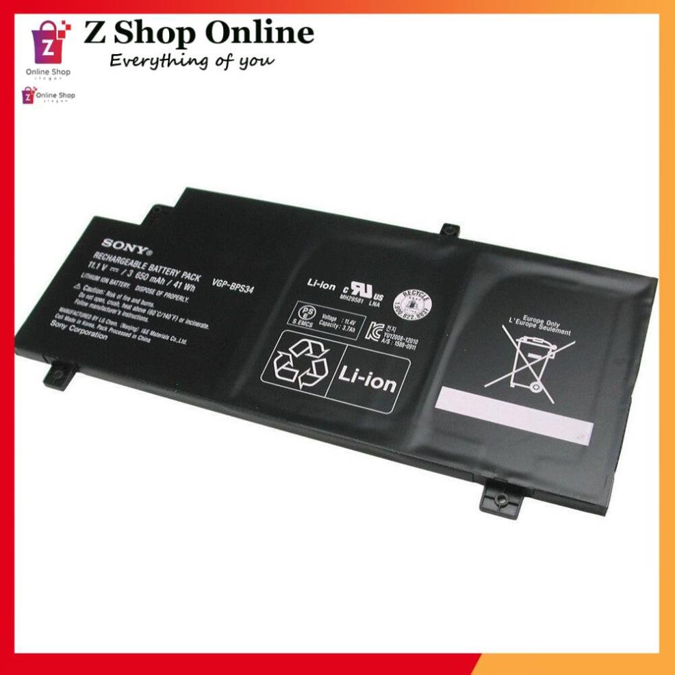 💖 Pin Laptop Sony Vaio Fit 15, SVF15A1ACXB, SVF15A1ACXS Zin BPS34 VGP-BPS34