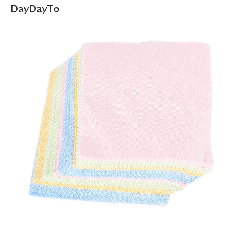 Set 10 Khăn Lau Kính / Màn Hình Điện Thoại / Ống Kính Máy Ảnh Bằng Sợi Microfiber