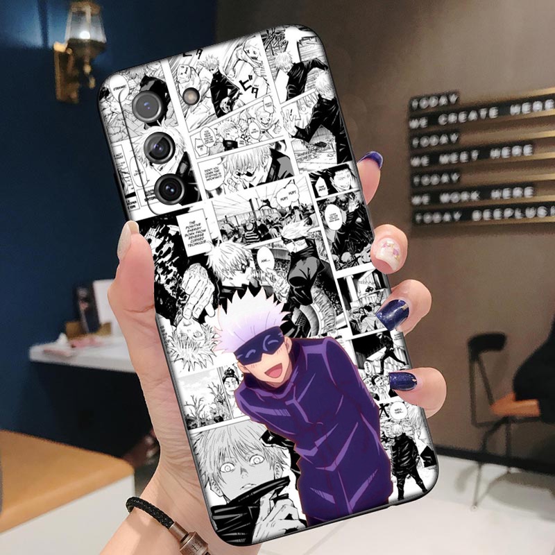 Ốp Điện Thoại Mềm Hình Jujutsu Kaisen Gojo Satoru Cho Samsung Galaxy A02s A03S A13 A33 A53 A73 Plus Lite WR99 Mới