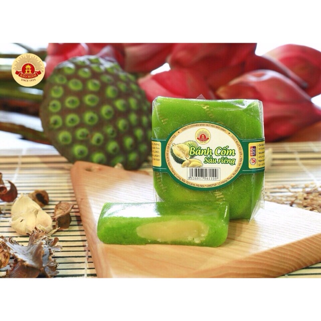 Bánh cốm nhân sầu riêng 75gr