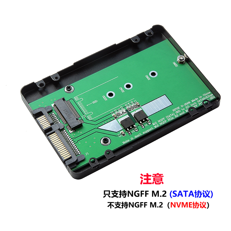 Vỏ Bảo Vệ Hộp Sạc Tai Nghe Ngff M.2 Sang Sata Hdd 7mm 2280 Bằng Hợp Kim Nhôm | BigBuy360 - bigbuy360.vn
