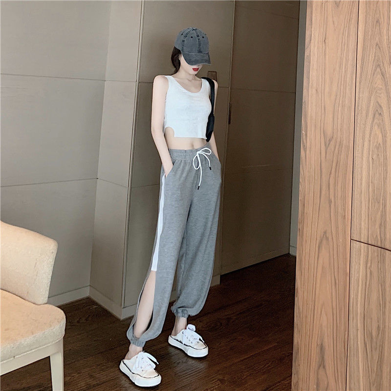 Quần Thể Thao Ống Rộng Phong Cách Hàn Quốc Cho Nữ | BigBuy360 - bigbuy360.vn