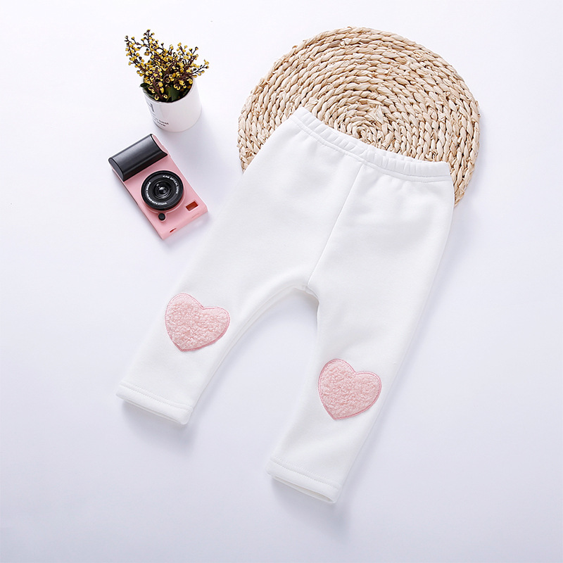 Quần Legging Cotton Giữ Ấm Xinh Xắn Cho Bé Trai / Gái