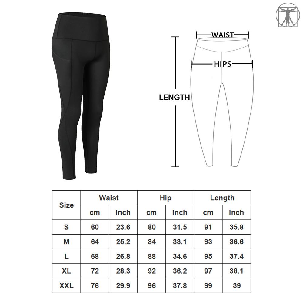 Women High Waist Yoga Pants 4 Way Stretch Tummy Control Workout Running Fitness Yoga Pants Leggings with Pocket