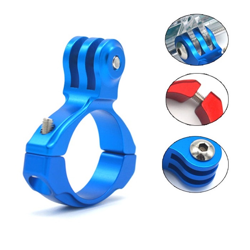 Kẹp Nhôm Cnc Gắn Tay Cầm Xe Đạp Cho Gopro Action Camera