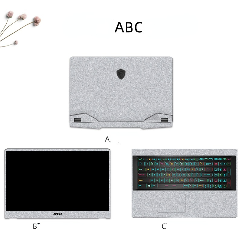 Miếng Dán Trang Trí Laptop 3 Mặt Nhám Trong Suốt 14 '' 15.6 '' 13 '' Inch MSI Z16 Ms157115 GF63 GS76 GF66 Vô Hình 15M MS-1563 GL62 GE62 GS70