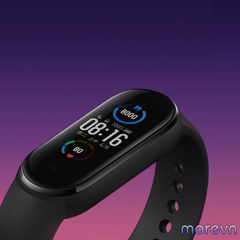 Dây đeo silicon Mi band 5 chính hãng Xiaomi - dây đeo silicon thay thế miband 5