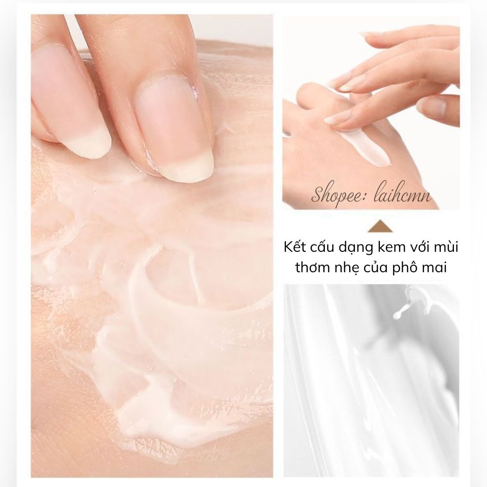 Kem Dưỡng Tay Phô Mai Ginbi 50g Cheese Hand Cream Dưỡng Ẩm, Dịu Nhẹ, Sáng Da, Chống Khô Da, Nứt Nẻ, Chăm Sóc Làn Da