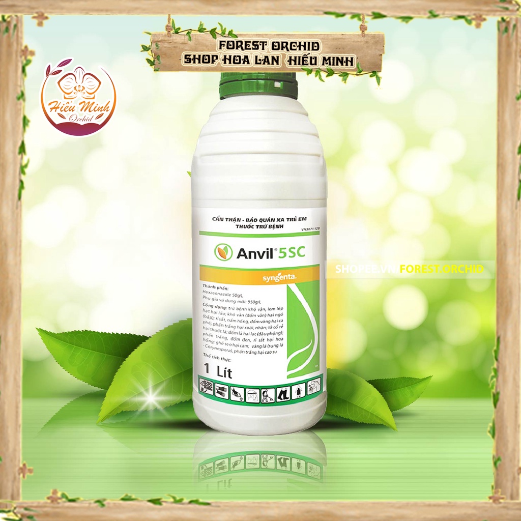 Anvil 5sc Chế Phẩm, Thuốc Phòng Trừ Bệnh cho Hoa Lan ,loại TỐT Làm cây cảnh và hạt giống, Bền, Đẹp, Lá, Xanh, Sống, Tốt