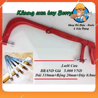 Khung cưa cầm tay BerryLion + Lưỡi cưa Brand
