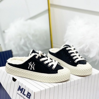Giày sục thể thao lót lông siêu ấm thêu chữ B/NY mềm êm Full box Hãng cao cấp