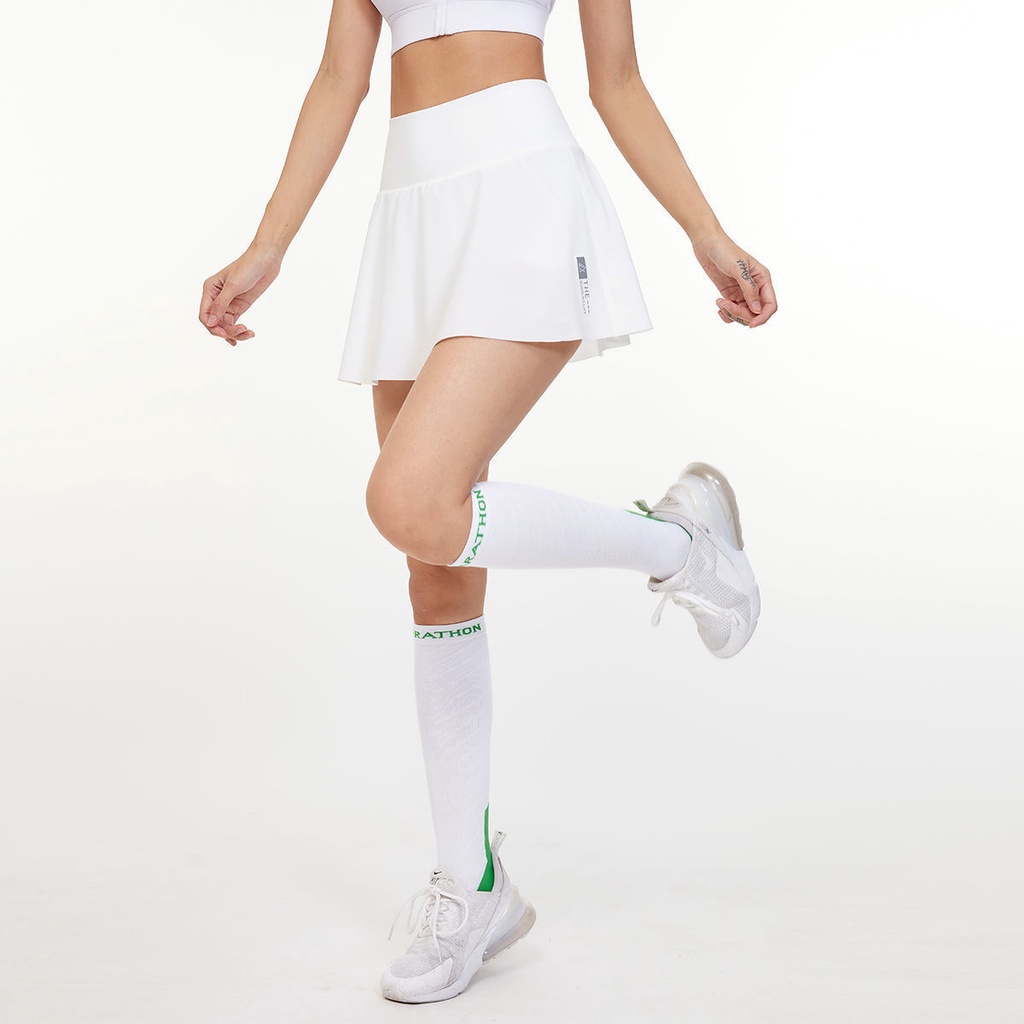 Chân Váy Ngắn Lưng Cao Giả Hai Lớp Chống Chói Chuyên Dụng Cho Nữ Tập Thể Thao/Yoga/Chạy Bộ