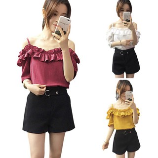 Áo voan kiểu trễ vai