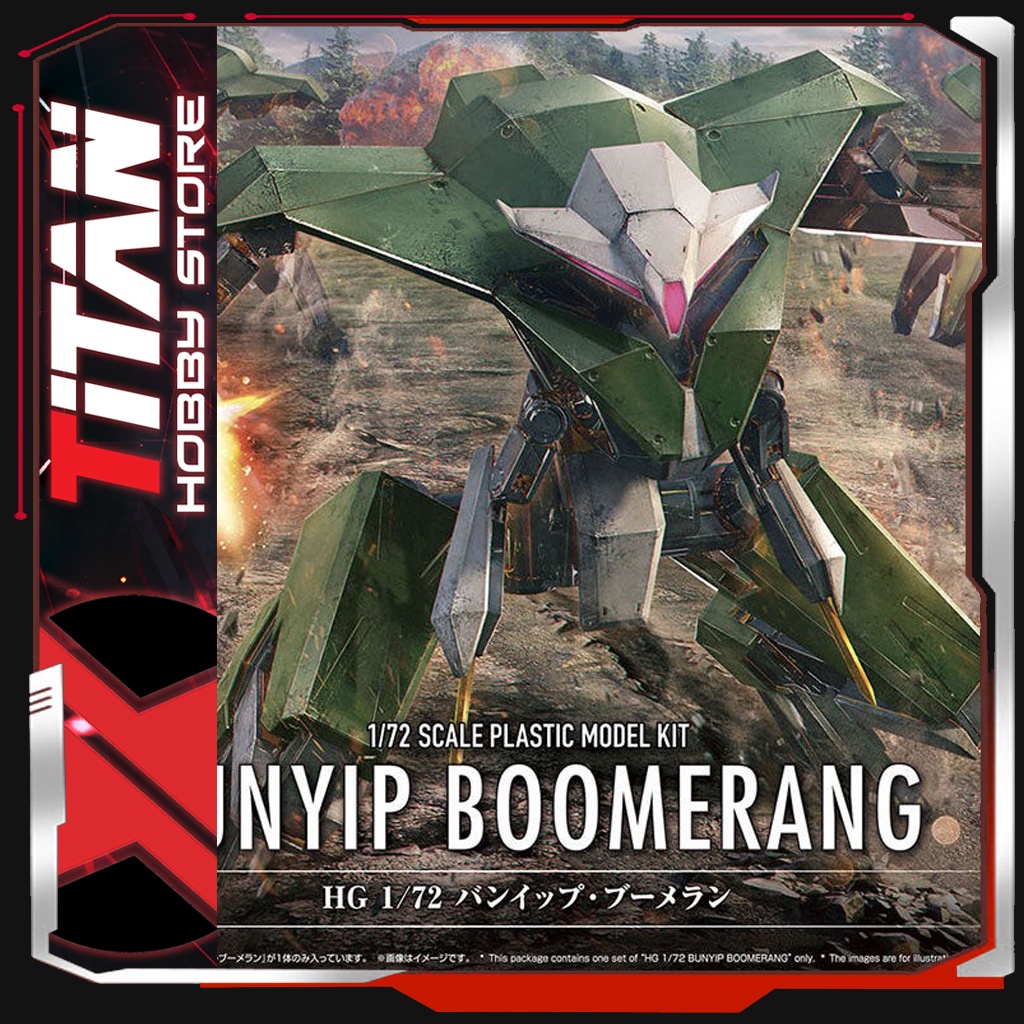 Mô hình Lắp Ráp Nhựa Mecha HG 1/72 Bunyip Boomerang   Bandai Japan