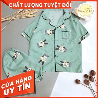 Đồ bộ pijama, Bộ Đồ Mặc Nhà Kate Thái Cộc Đùi Hoạ Tiết Dễ Thương