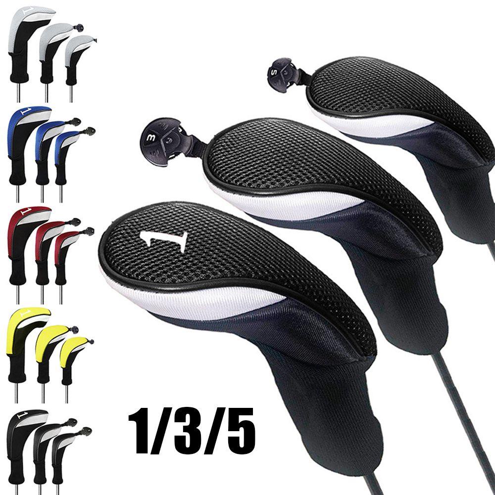 Set 3 Vỏ Lưới Bọc Đầu Gậy Đánh Golf Thể Thao