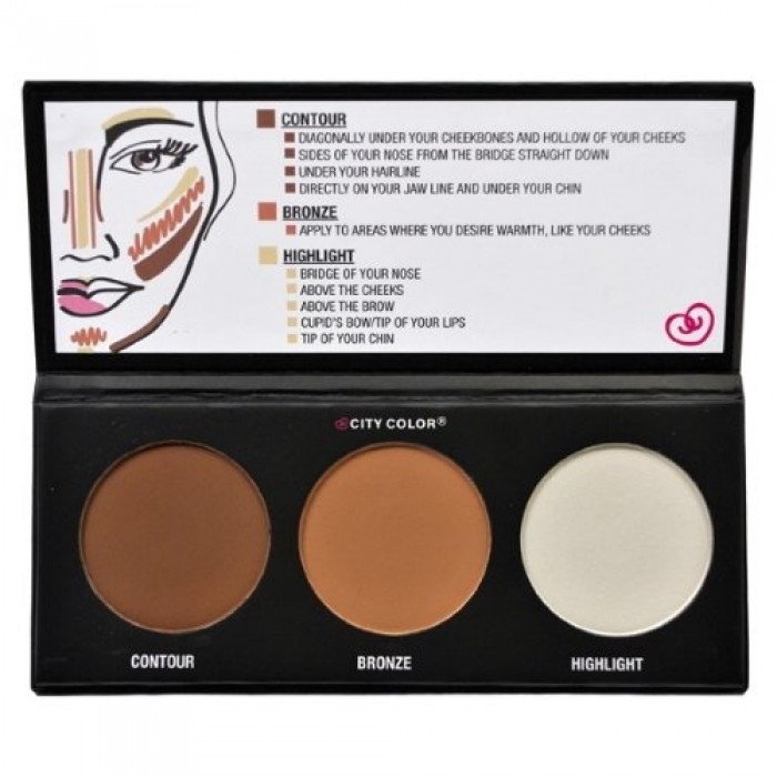  BẢNG TẠO KHỐI CITY COLOR COLLECTION CONTOUR PALETTE