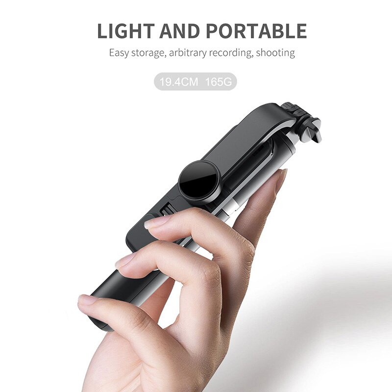 Gậy chụp ảnh 3 chân có đèn led trợ sáng Gậy tự sướng selfie chụp hình bluetooth điều khiển từ xa xoay nhiều góc độ