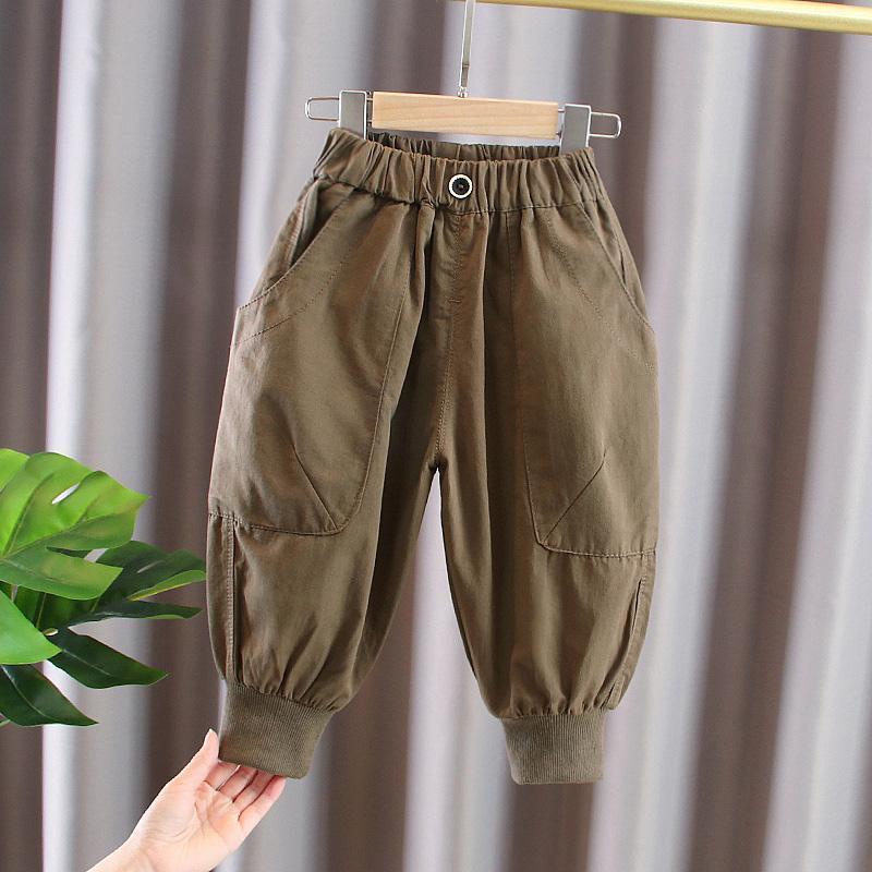 Quần Yếm Cotton Ống Rộng Thiết Kế Mới 2022 Cho Bé Trai