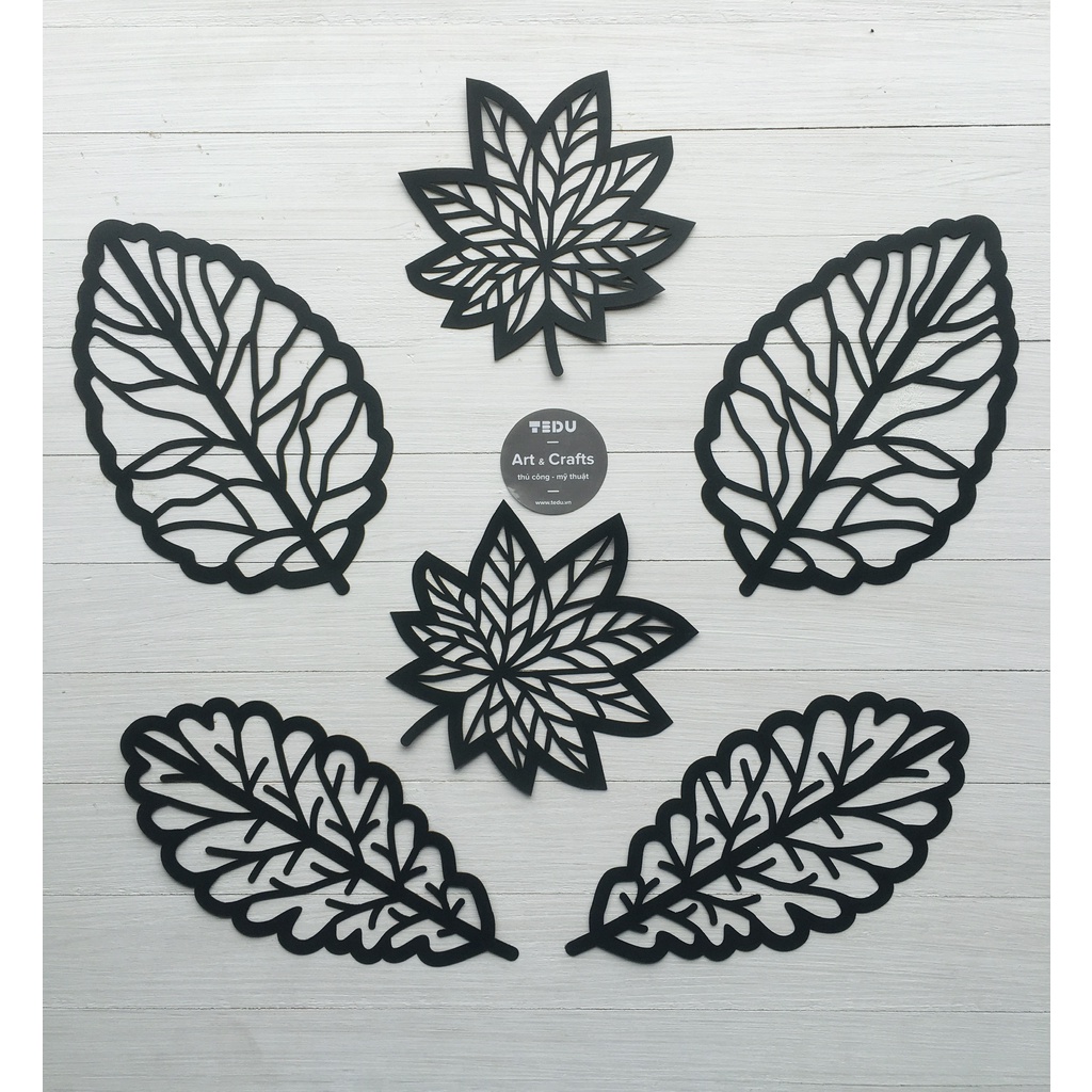 Bộ thủ công đón nắng hình Chiếc Lá TEDU