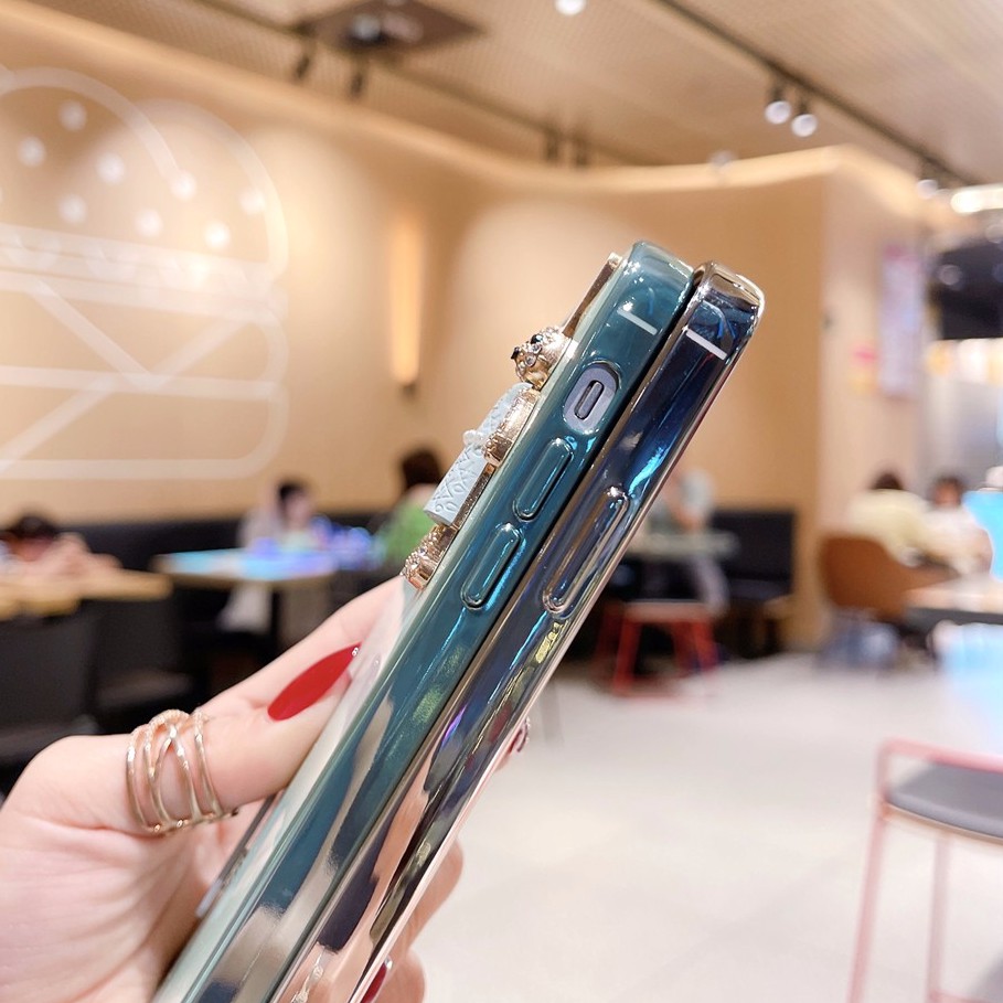 IPhone 14 Promax 13 1211 Pro X XS XR 7 8 Plus Luxury Plated Soft Case