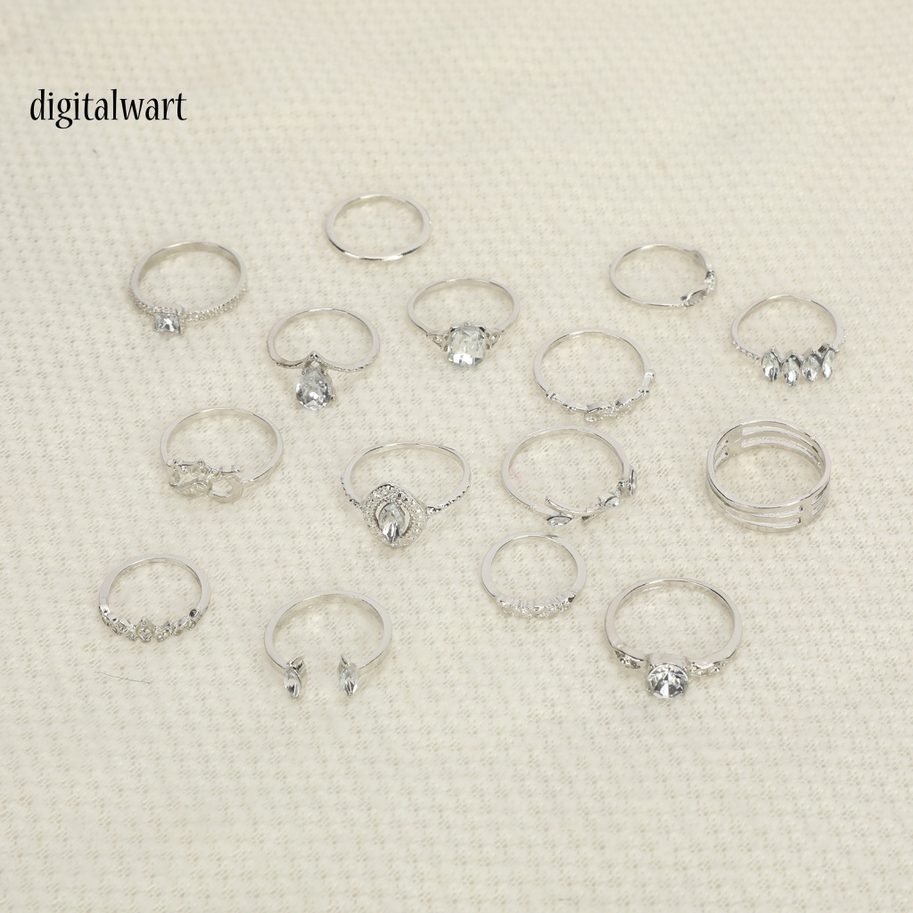 Kỹ Thuật Số| Set 15 Nhẫn Đốt Ngón Tay Phong Cách Bohemian