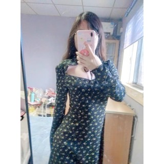 [Sẵn Hàng]♥️Đầm,Váy Cổ Nga Hoa Nhí Dáng Dài(ảnh thật)Size S,M,L