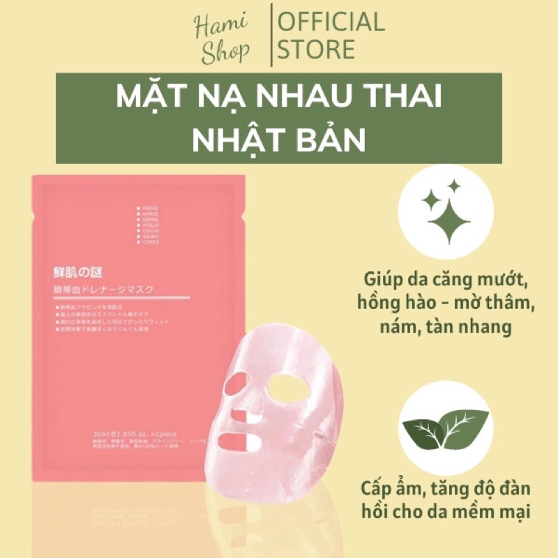 Mặt nạ tế bào gốc nt cuống rốn Nhật Bản (tách lẻ)