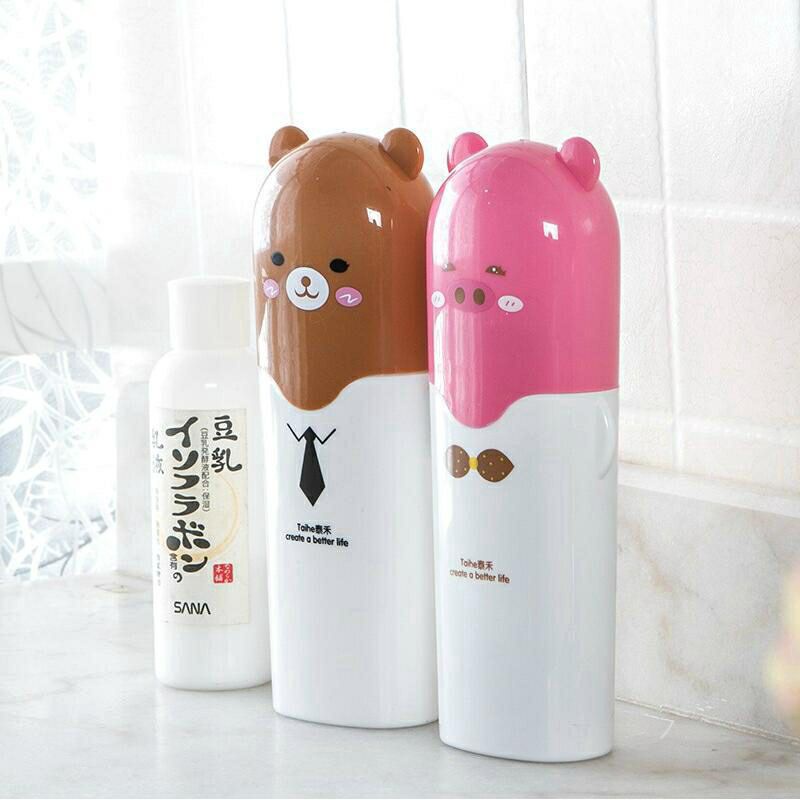 Hộp đựng bàn chải kem đánh răng du lịch hình thú