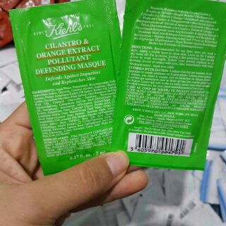 Sample mask ngò kiehl's