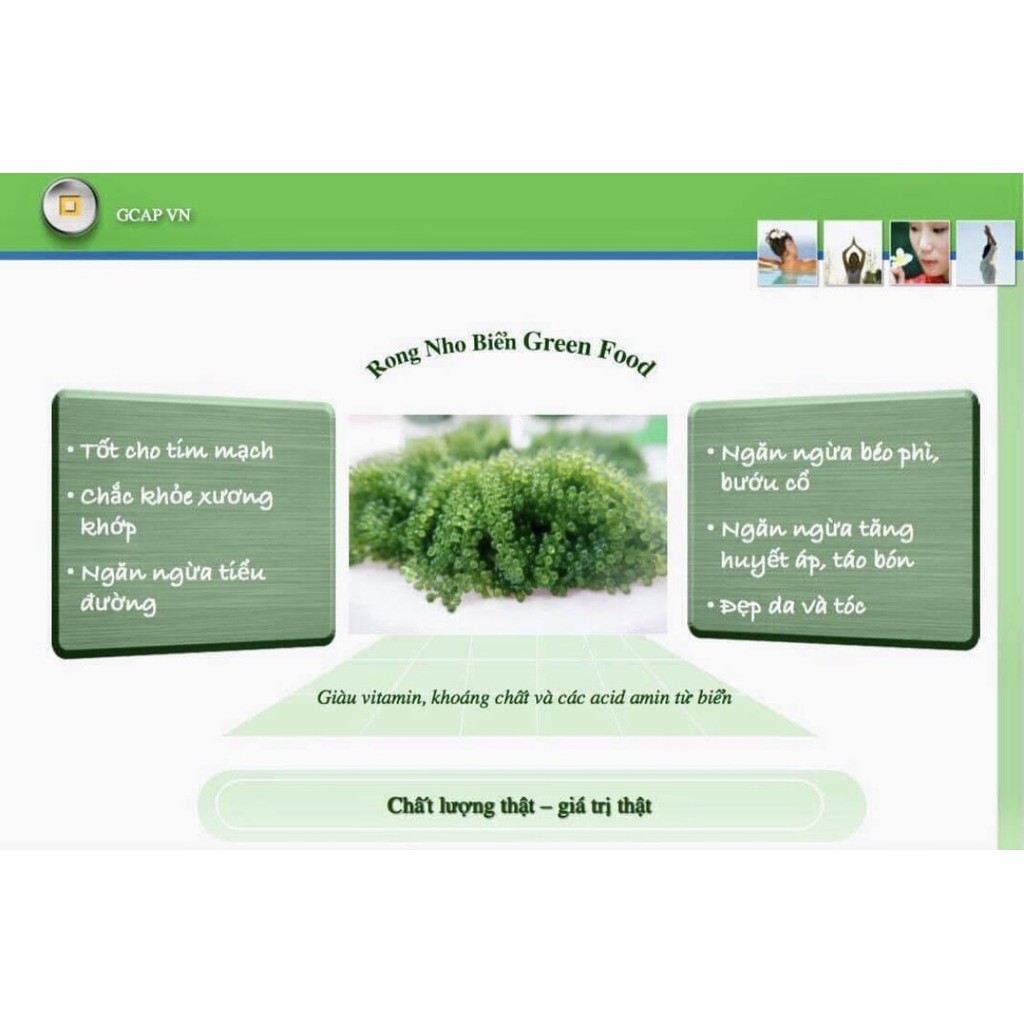 Rong nho GreenFood Nha Trang- Hàng chính hãng | BigBuy360 - bigbuy360.vn