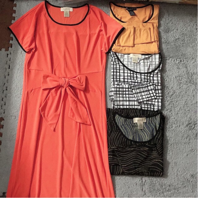 Đầm suông buộc nơ eo DIANA BELLE xuất dư xịn