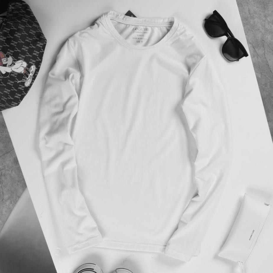 Áo thun nam tay dài giữ nhiệt Veratino chất cotton cao cấp co giãn 4 chiều cổ tròn trẻ trung mặc thu đông | BigBuy360 - bigbuy360.vn