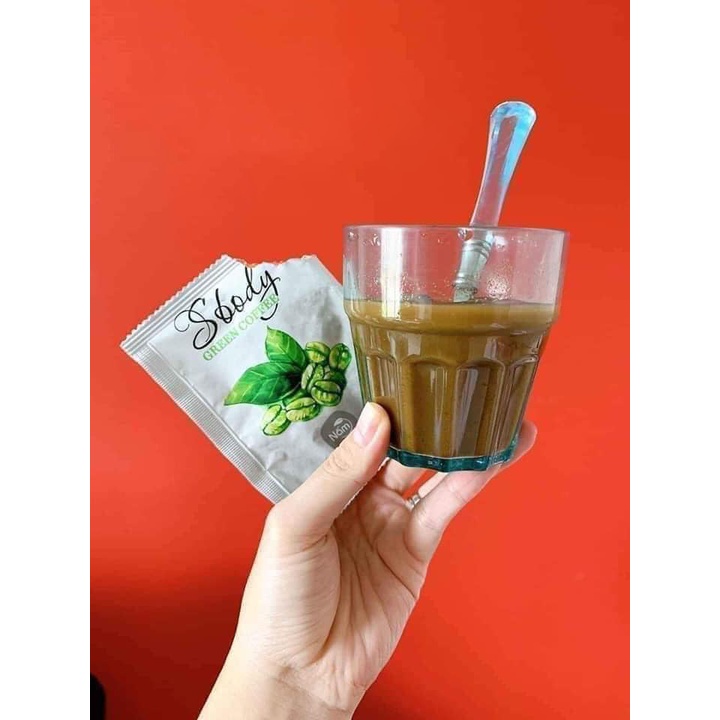 [Chính Hãng] Cafe Xanh Nấm SBody Green Coffee - Tặng 1 Gói Hạt Granola - 8938509922016