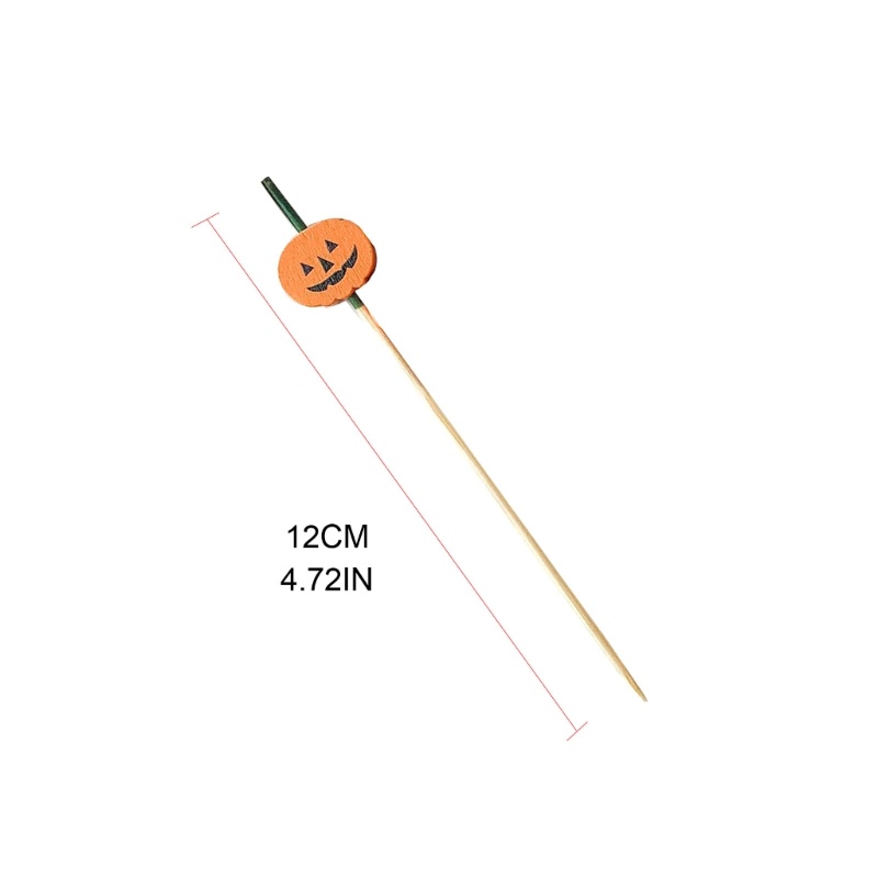 Set 100 Tăm Tre Ăn Tráng Miệng Cho Tiệc Halloween