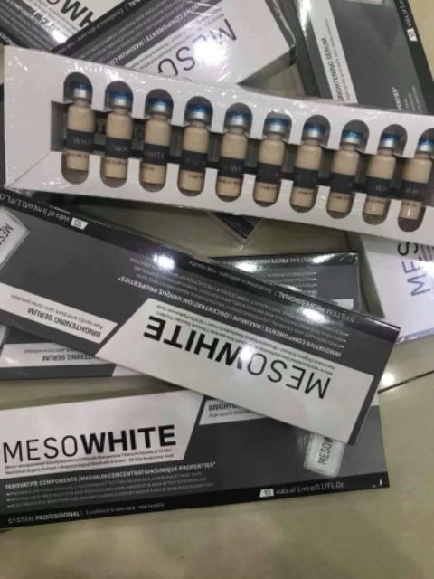 Cấy Phấn Mesowhite - Hộp 10 Ống