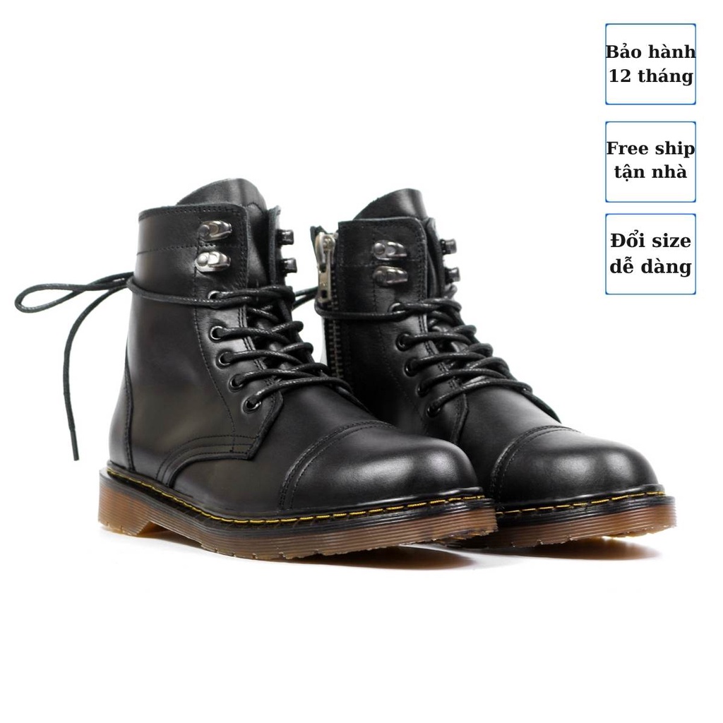 Giày Boots nam Dr.058 Khóa Da bò Lucas Shoes bảo hành 1 năm | WebRaoVat - webraovat.net.vn