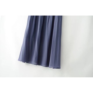 Váy maxi chất liệu chiffon cộc tay