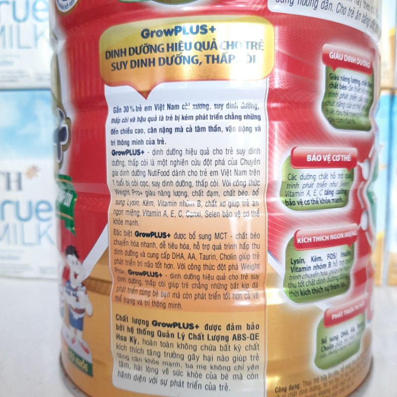 SỮA Nutifood GrowPlus+ 900G (date 2022)