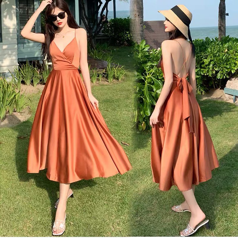 Đầm Maxxi Đi Biển, Dạo Phố, Đi Tiệc cuốn hút có mút ngực sẵn - Thời trang VADA (MX666) | BigBuy360 - bigbuy360.vn