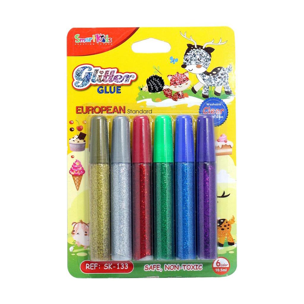 Keo kim tuyến Glitter 6 màu 10,5 ml/ màu SK-133 - Smart Kids