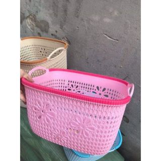 Rổ nhựa Việt Nhật có quai xách 3378-3 size đại